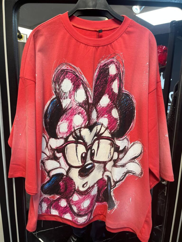 تی شرت چاپی Mickey mouse قرمز