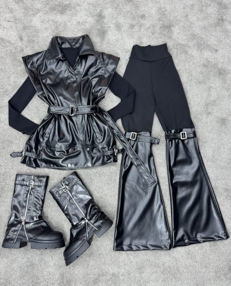 لگ وارمر چرم