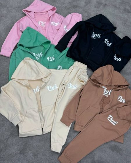 ست سه تیکه pink سبز