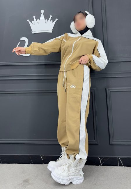 سویشرت شلوار alo کرم سفید