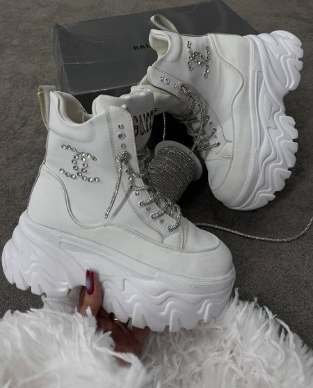 نیم بوت گوچی سفید