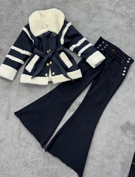 کت بوفالو جین مشکی