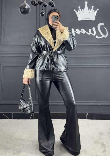 کت تدی چرم دو رو