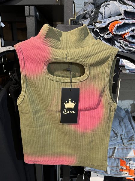 تاپ یقه اسکی MIU MIU سبز (2)