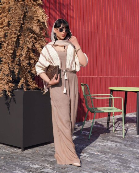 ست اورال رویه بافت آداک قهوه‌ای