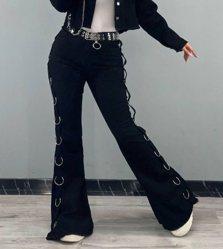 شلوار بوتکات حلقه ای