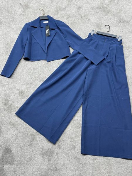 کت و شلوار بگ سرمه‌ای