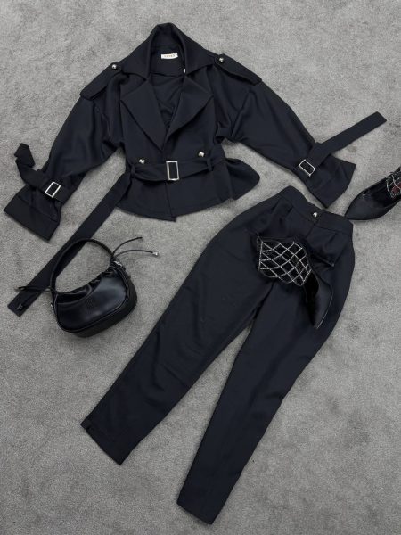 کت و شلوار مام مشکی