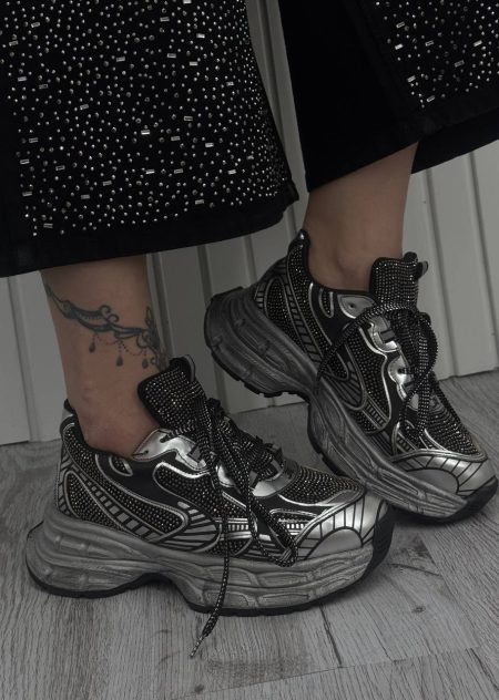 کتونی بالنسیاگا نگینی مشکی (2)