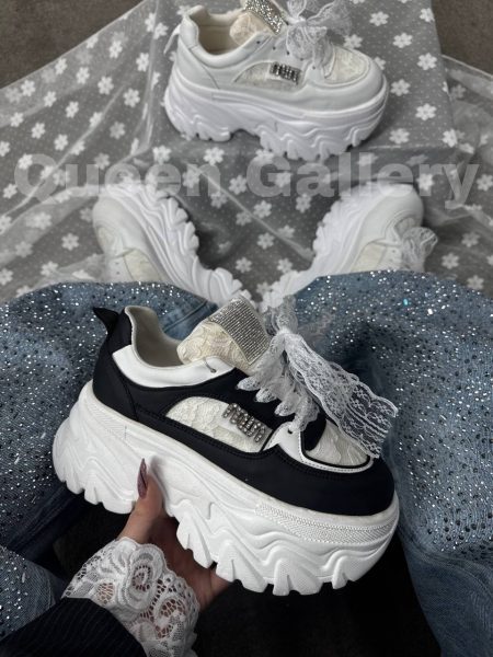 کتونی گیپور مشکی سفید