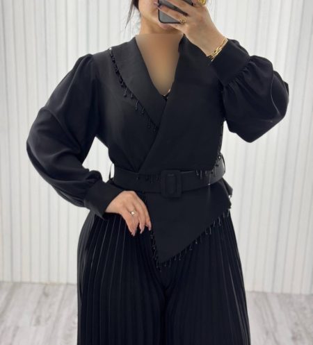 اورال شلوار پلیسه کمردار (2)