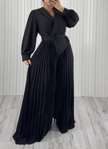 اورال شلوار پلیسه کمردار