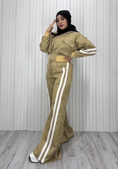 ست دو تیکه دو خط طلایی