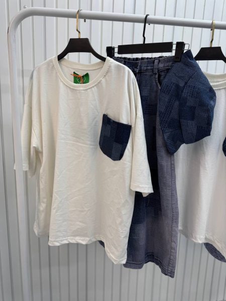 ست سه تیکه قد 90 کلاه دار آجری