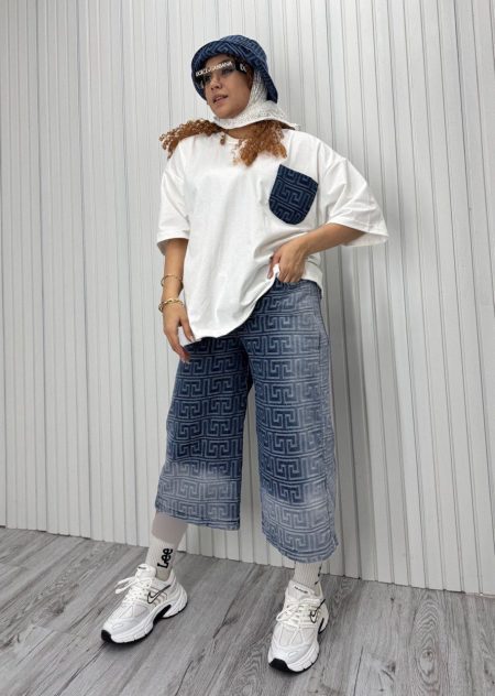 ست سه تیکه قد 90 کلاه دار فندی