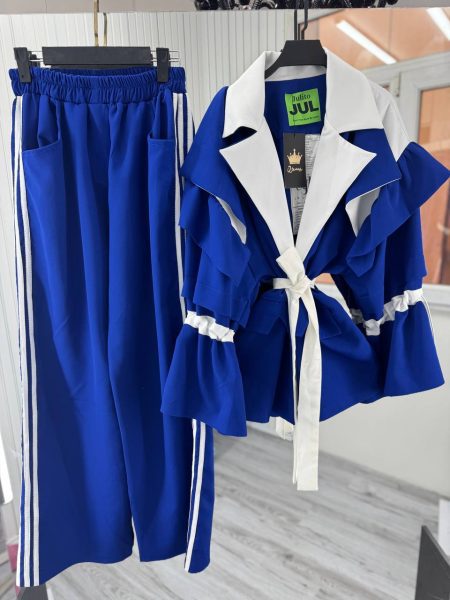 ست عروسکی 3خط آبی کاربنی