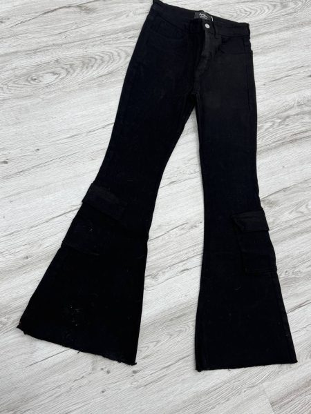 شلوار بوتکات کارگو مشکی