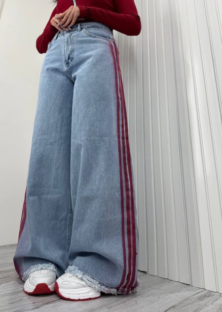 شلوار بگ برشکا 3 خط