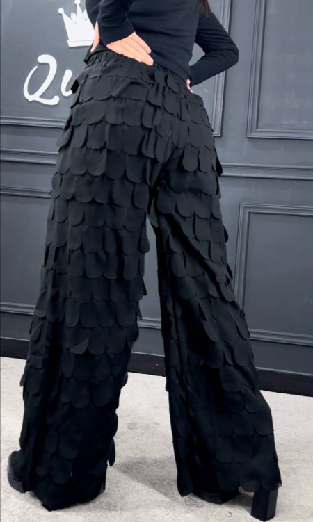 شلوار بگ دالبری مشکی