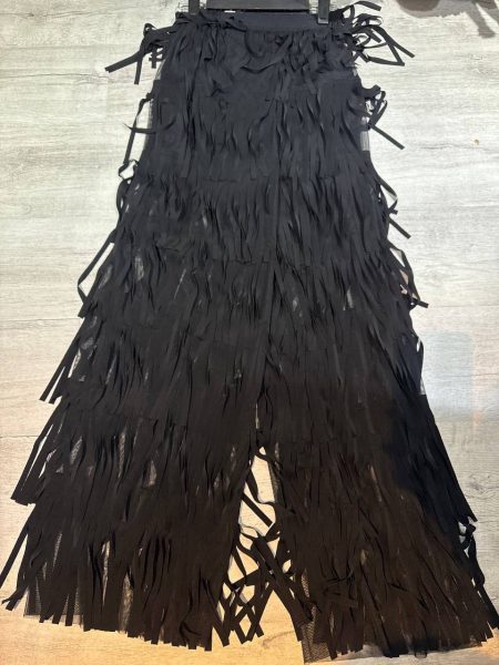 شلوار بگ ریش مشکی