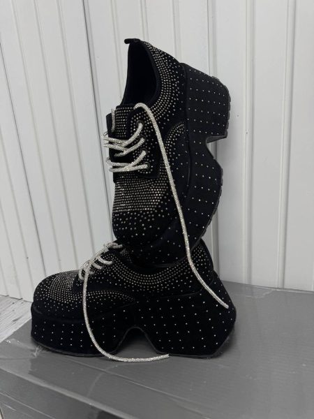 ونس فول نگین مشکی نقره‌ای