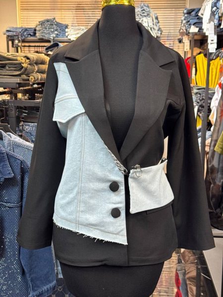 کت ترکیبی جین RED BUD مشکی