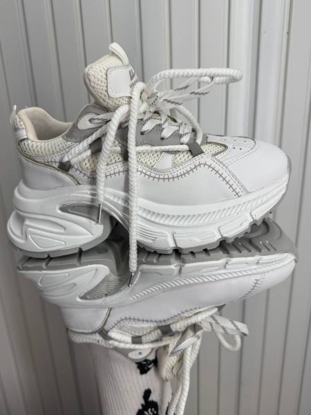 کتونی warior سفید طوسی