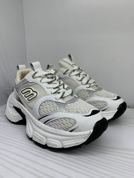 کتونی قایقی بالنسیاگا نقره‌ای سفید