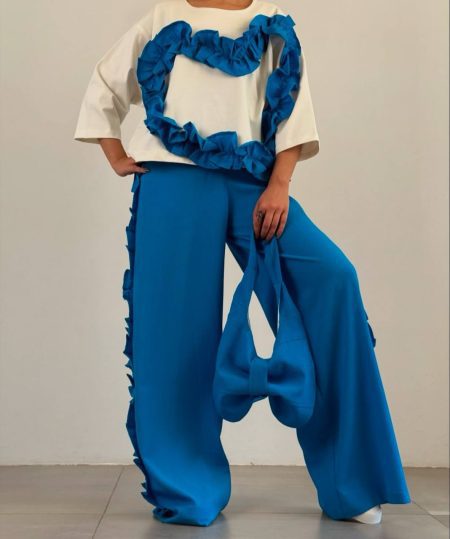 ست سه تیکه پگاه AK آبی تیره