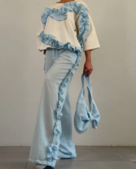 ست سه تیکه پگاه AK آبی روشن