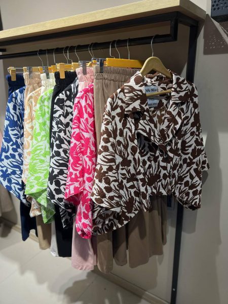 ست شومیز و دامن گلبرگ DM