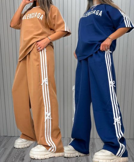 ست مازراتی پاپیون کرم و سرمه‌ای