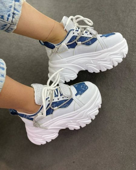 کتونی لژدار بال نگینی جین (2)