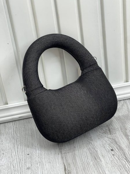 کیف مجلسی دمبلی ذغالی جیر