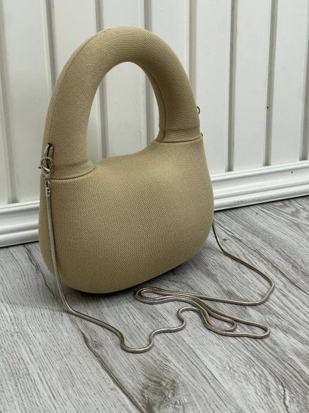 کیف مجلسی دمبلی قهوه‌ای نسکافه‌ای