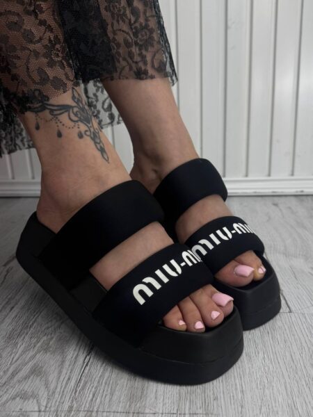 صندل MIU MIU مشکی