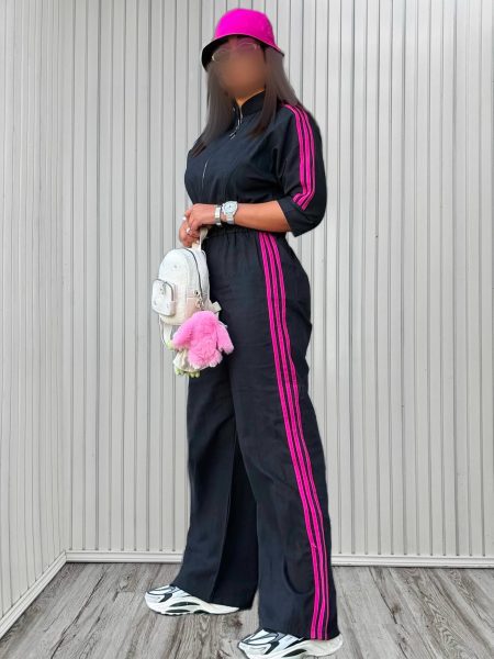 اورال 3خط کلاهدار صورتی تیره