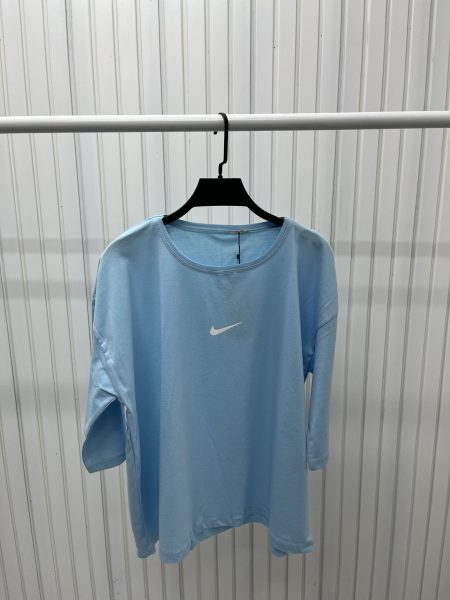 تی شرت ساده NIKE آبی