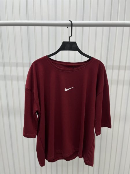تی شرت ساده NIKE زرشکی