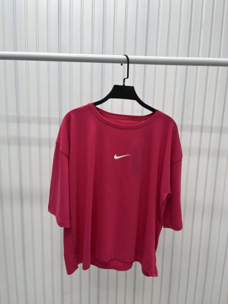 تی شرت ساده NIKE سرخابی