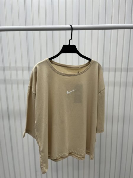 تی شرت ساده NIKE کرم