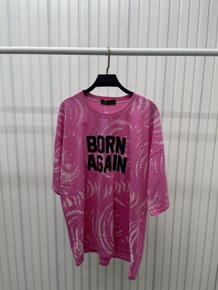 تی‌شرت Born Again صورتی