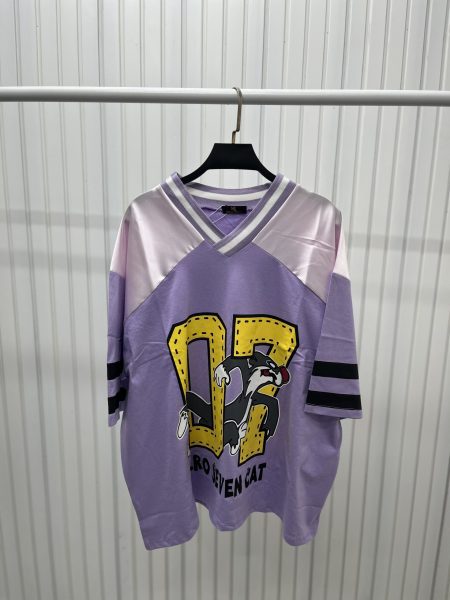 تی‌شرت بیسبالی CAT بنفش