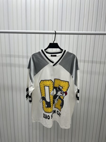 تی‌شرت بیسبالی CAT سفید