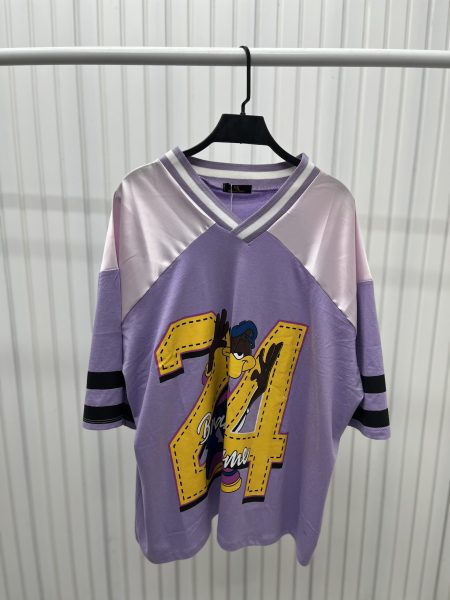 تی‌شرت بیسبالی Ducky بنفش