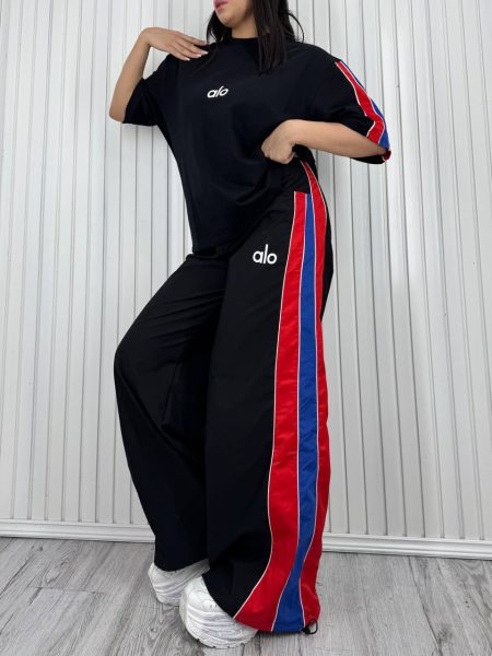 تی‌شرت وشلوارپایین‌گتALO مشکی