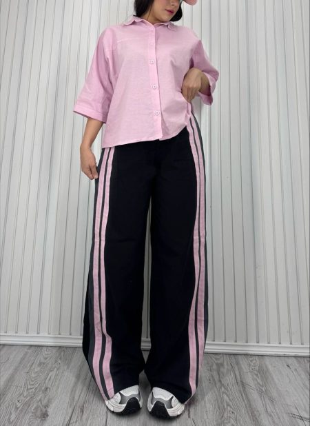 ست شومیز و شلوار کنار 2خط کالباسی