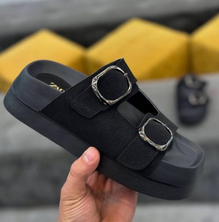 صندل 2سگک zara مشکی