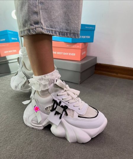 کتونی توری dior سفید (2)