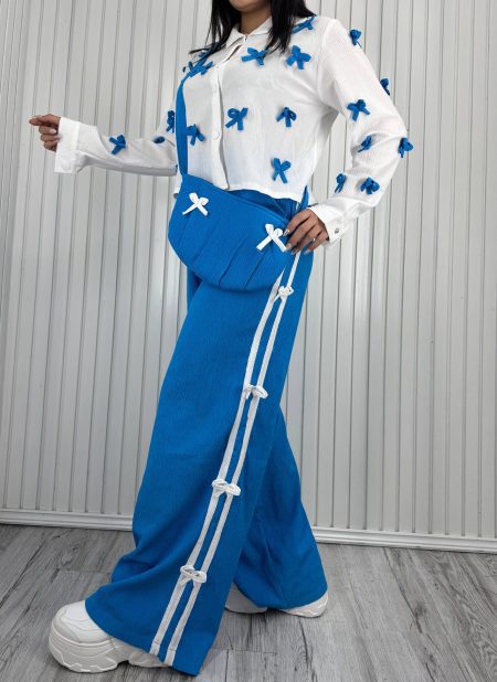 ست 3 تیکه هلنا AK آبی تیره